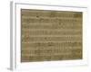 Autograph Sheet Music of Serenade for Three Voices-null-Framed Giclee Print