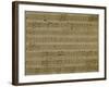 Autograph Sheet Music of Serenade for Three Voices-null-Framed Giclee Print