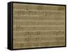 Autograph Sheet Music of Serenade for Three Voices-null-Framed Stretched Canvas