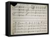 Autograph Sheet Music of Seven Last Words of Our Lord, 1856-Saverio Mercadante-Framed Stretched Canvas
