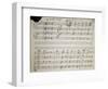 Autograph Sheet Music of Seven Last Words of Our Lord, 1856-Saverio Mercadante-Framed Giclee Print