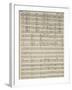 Autograph Sheet Music of Suite of La Marcia-null-Framed Giclee Print