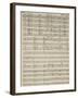 Autograph Sheet Music of Suite of La Marcia-null-Framed Giclee Print