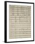 Autograph Sheet Music of Suite of La Marcia-null-Framed Giclee Print