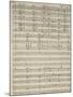 Autograph Sheet Music of Suite of La Marcia-null-Mounted Giclee Print