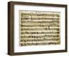 Autograph Sheet Music of Symphony for Two Sopranos-null-Framed Giclee Print