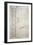 Autograph Sheet Music of the Masses, 1869-Saverio Mercadante-Framed Giclee Print