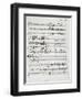 Autograph Sheet Music of Wedding Ball for Francis Duke of Calabria and Maria Sophie of Bavaria-Saverio Mercadante-Framed Giclee Print