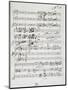 Autograph Sheet Music of Wedding Ball for Francis Duke of Calabria and Maria Sophie of Bavaria-Saverio Mercadante-Mounted Giclee Print