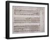 Autograph Sheet Music-Benedetto Marcello-Framed Giclee Print