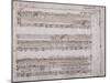 Autograph Sheet Music-Benedetto Marcello-Mounted Giclee Print