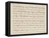 Autographed Manuscript of Valse Opus 70 No.1 in G Flat Major-Fryderyk Chopin-Framed Stretched Canvas