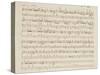 Autographed Manuscript of Valse Opus 70 No.1 in G Flat Major-Fryderyk Chopin-Stretched Canvas
