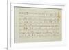 Autographed Manuscript Signed and Dedicated of the Grande Valse Brilliante, Opus 18 in E Flat Major-Fryderyk Chopin-Framed Giclee Print