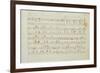 Autographed Manuscript Signed and Dedicated of the Grande Valse Brilliante, Opus 18 in E Flat Major-Fryderyk Chopin-Framed Giclee Print