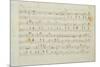 Autographed Manuscript Signed and Dedicated of the Grande Valse Brilliante, Opus 18 in E Flat Major-Fryderyk Chopin-Mounted Giclee Print