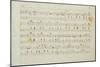 Autographed Manuscript Signed and Dedicated of the Grande Valse Brilliante, Opus 18 in E Flat Major-Fryderyk Chopin-Mounted Giclee Print