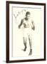Autographed Photo of Jack Dempsey-null-Framed Art Print