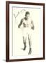 Autographed Photo of Jack Dempsey-null-Framed Art Print