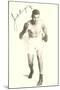 Autographed Photo of Jack Dempsey-null-Mounted Art Print