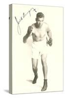 Autographed Photo of Jack Dempsey-null-Stretched Canvas