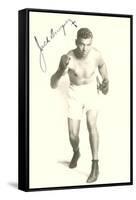 Autographed Photo of Jack Dempsey-null-Framed Stretched Canvas