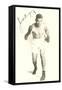 Autographed Photo of Jack Dempsey-null-Framed Stretched Canvas