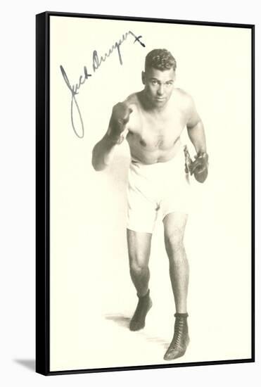 Autographed Photo of Jack Dempsey-null-Framed Stretched Canvas