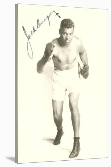 Autographed Photo of Jack Dempsey-null-Stretched Canvas