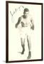 Autographed Photo of Jack Dempsey-null-Framed Art Print