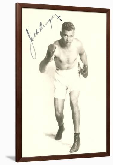 Autographed Photo of Jack Dempsey-null-Framed Art Print