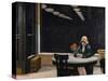 Automat-Edward Hopper-Stretched Canvas