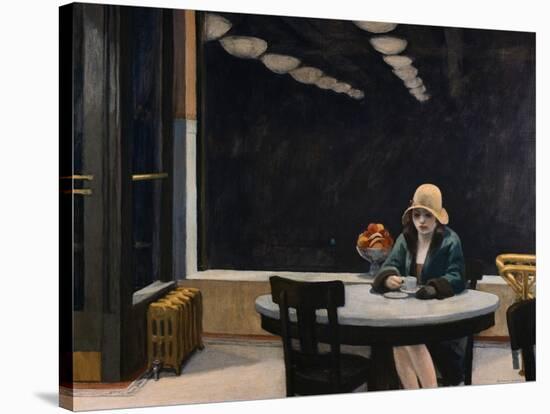 Automat-Edward Hopper-Stretched Canvas