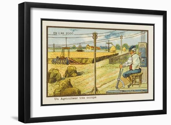 Automated Agriculture-Jean Marc Cote-Framed Art Print