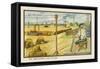 Automated Agriculture-Jean Marc Cote-Framed Stretched Canvas