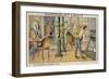 Automated Barber's Shop in the Year 2000-null-Framed Giclee Print