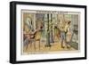 Automated Barber's Shop in the Year 2000-null-Framed Giclee Print