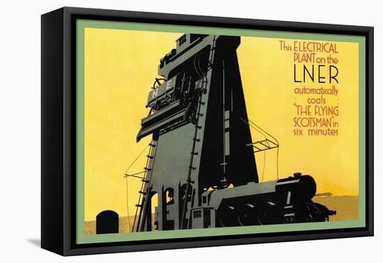 Automatic Coal in Six Minutes, The Flying Scotsman-null-Framed Stretched Canvas
