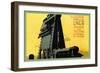 Automatic Coal in Six Minutes, The Flying Scotsman-null-Framed Premium Giclee Print