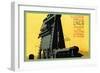 Automatic Coal in Six Minutes, The Flying Scotsman-null-Framed Premium Giclee Print