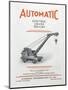 Automatic Transportation Company's Electric Crane Trucks-null-Mounted Giclee Print