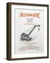 Automatic Transportation Company's Electric Crane Trucks-null-Framed Giclee Print