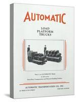 Automatic Transportation Company's Load Platform Trucks-null-Stretched Canvas