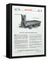 Automatic Transportation Company's Type Eg Load Platform Truck-null-Framed Stretched Canvas