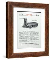 Automatic Transportation Company's Type Eg Load Platform Truck-null-Framed Giclee Print