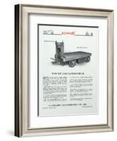 Automatic Transportation Company's Type Eg Load Platform Truck-null-Framed Giclee Print