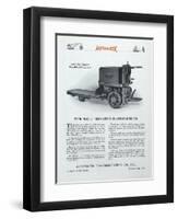 Automatic Transportation Company's Type Lg-3-4 Elevating Platform Truck-null-Framed Giclee Print