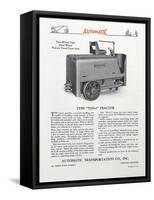 Automatic Transportation Company's Type TGN-4 Tractor-null-Framed Stretched Canvas