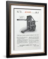 Automatic Transportation Company's Type Tlg 3-4 Low Platform Tiering Lifting Truck-null-Framed Giclee Print