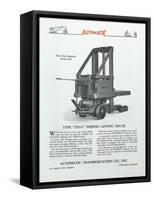 Automatic Transportation Company's Type Tlg- 5 Tiering Lifting Truck-null-Framed Stretched Canvas